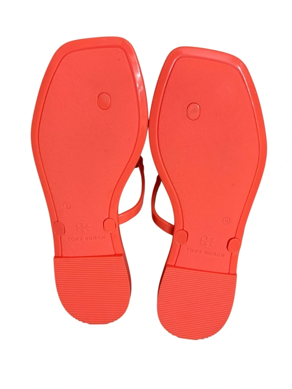 NWOB Tory Burch Roxanne orange Jelly Sandal size 9